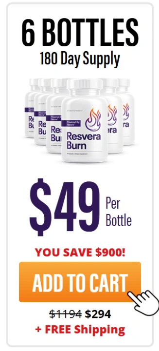 ResveraBurn - 6 Bottle